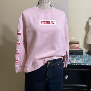 Stay Real Logo Sweatshirt